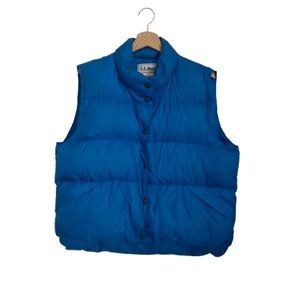 L.L. Bean Blue Puffer Vest